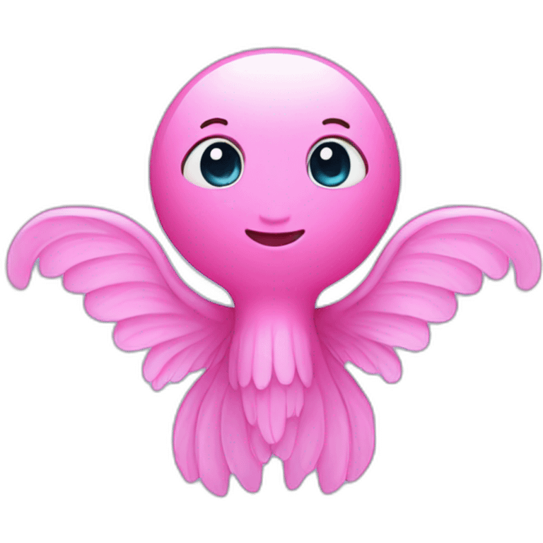 pink sea angel emoji