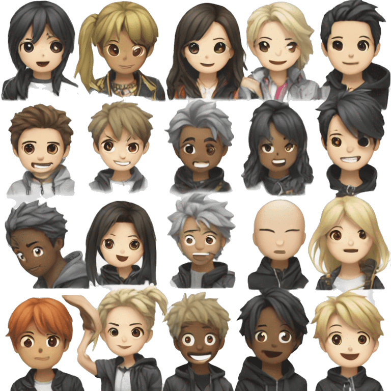 Anime k-pop  emoji