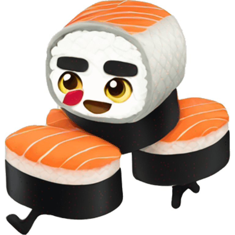 running sushi emoji