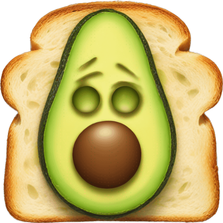 Avocado on toast emoji