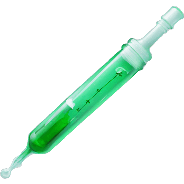 SYRINGE WITH GREEN SUBSTANCE emoji