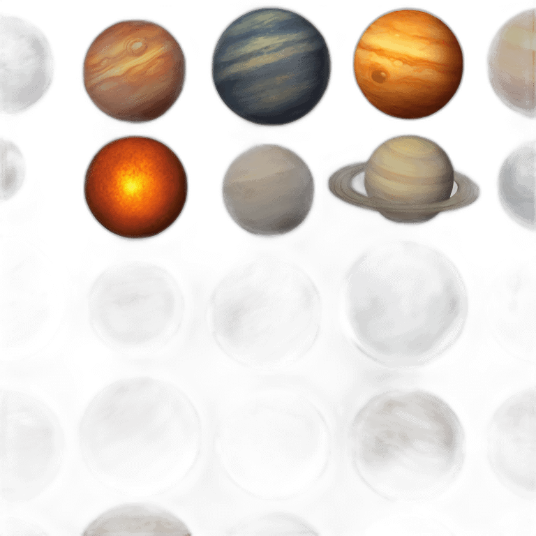 Planets emoji