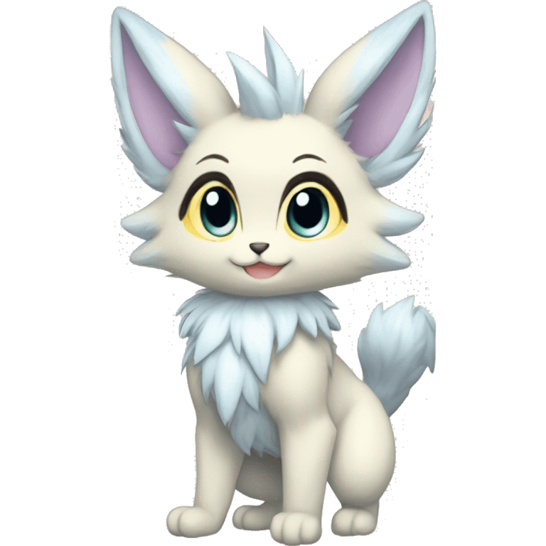 Anthro-Pastel-Fur-Sona-Chibi-Shiny-Fakémon full body emoji