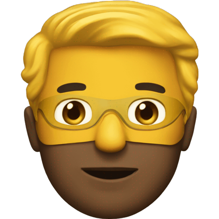 Mustard superhero emoji