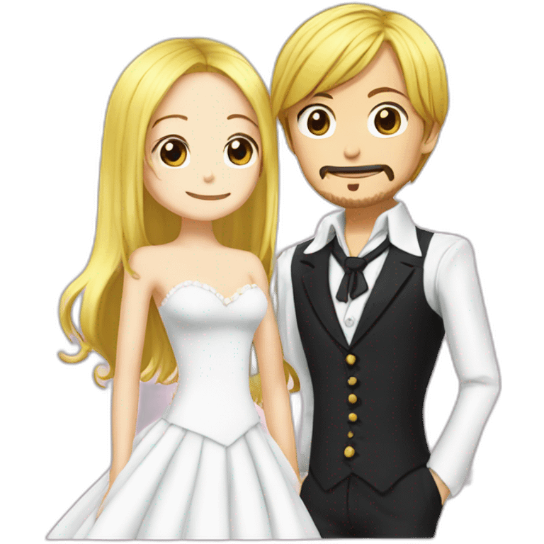 marriarge sanji et pudding emoji