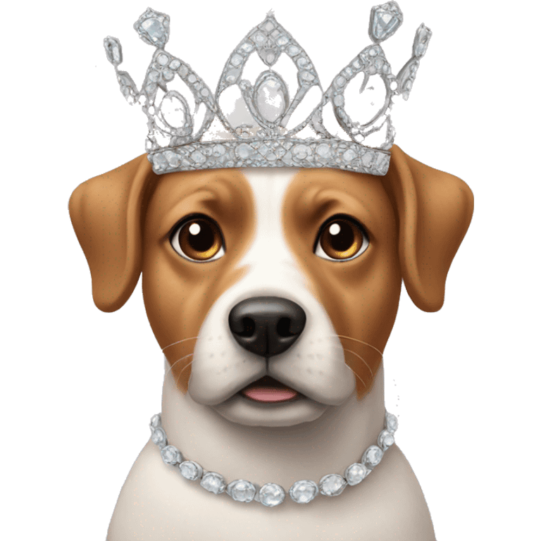 dog in a tiara emoji