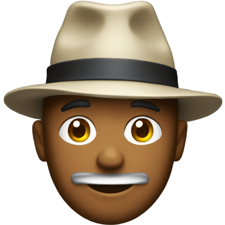 Playstation wearing a hat emoji