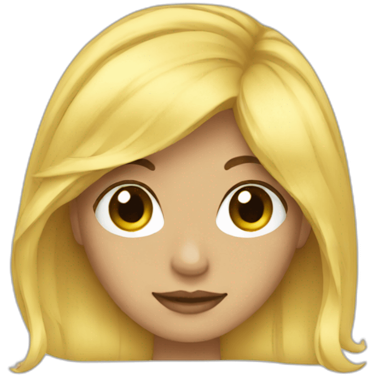 BLONDE HAIR  emoji