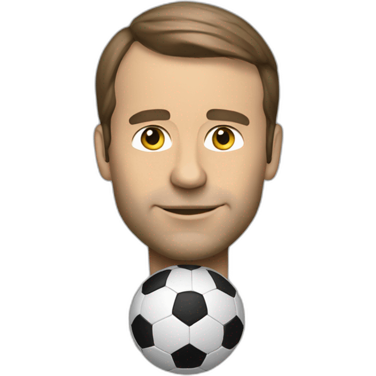 Macron football emoji