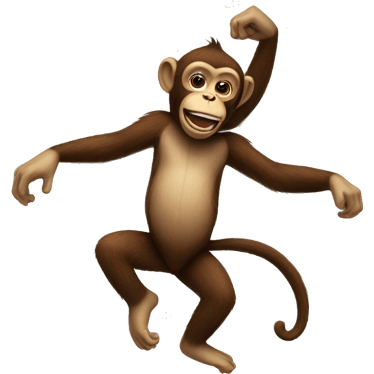 Dancing monkey emoji