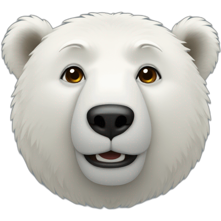 black polar bear emoji