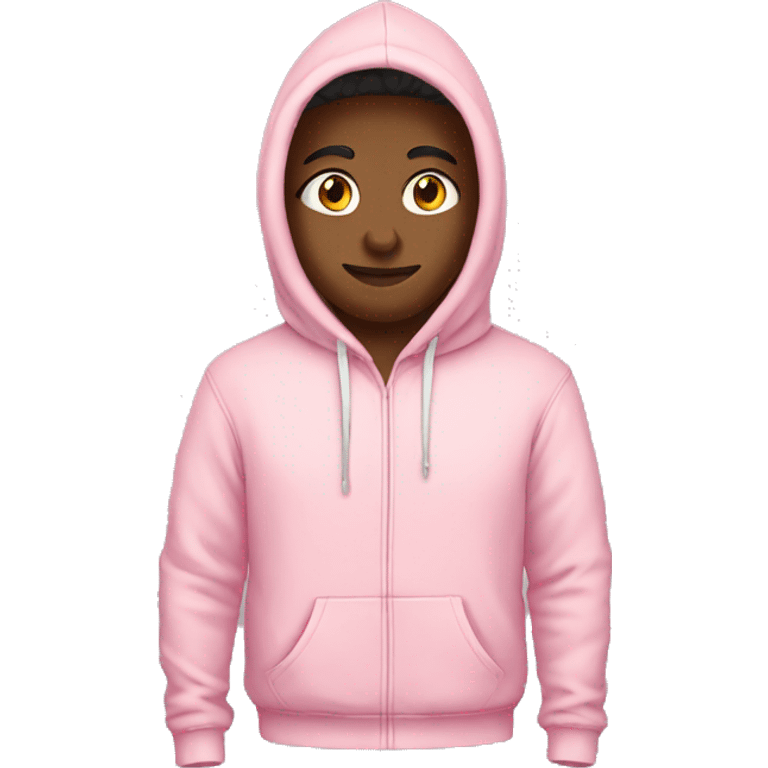 Light pink hoodie emoji