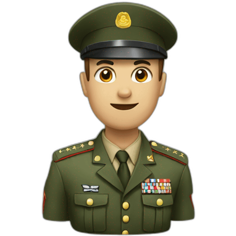 Saludo militar emoji