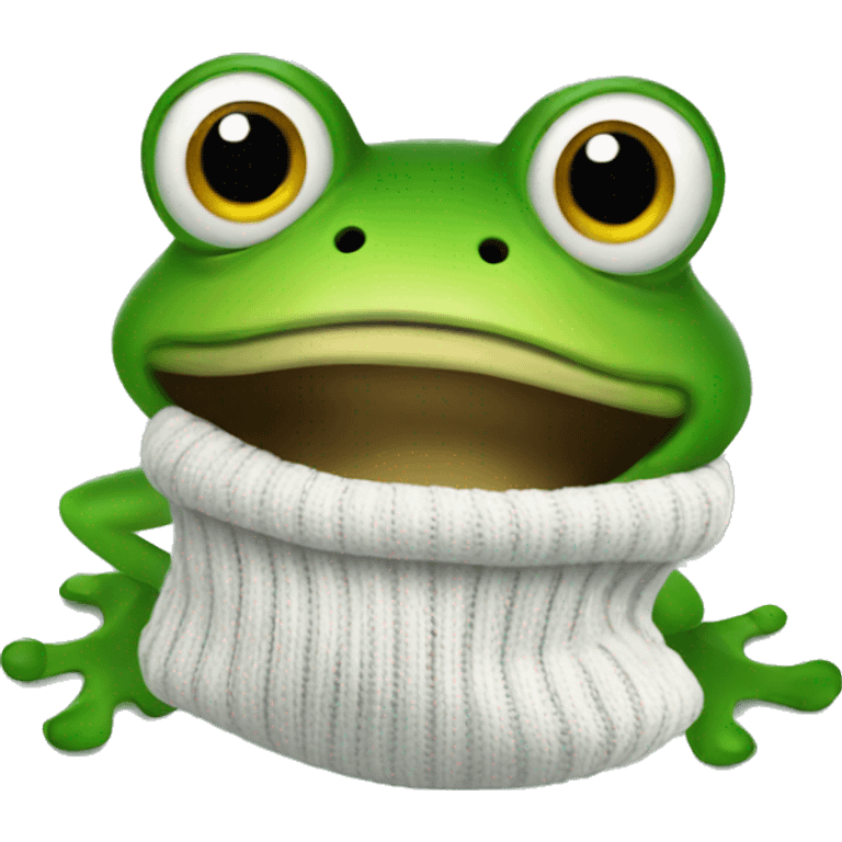 frog in a sock emoji