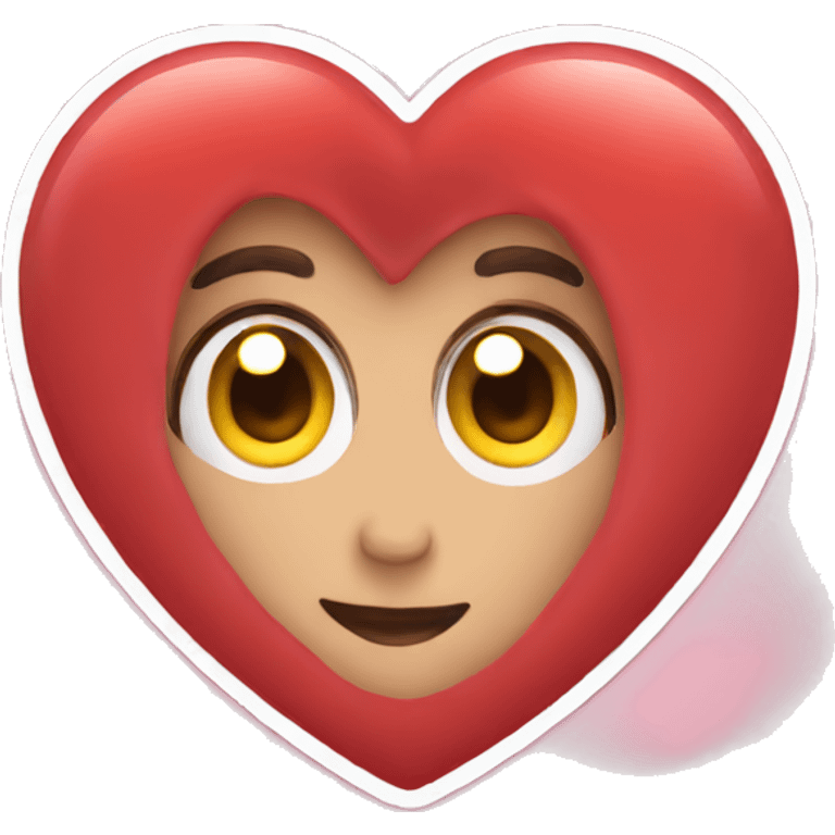 Heart sticker emoji