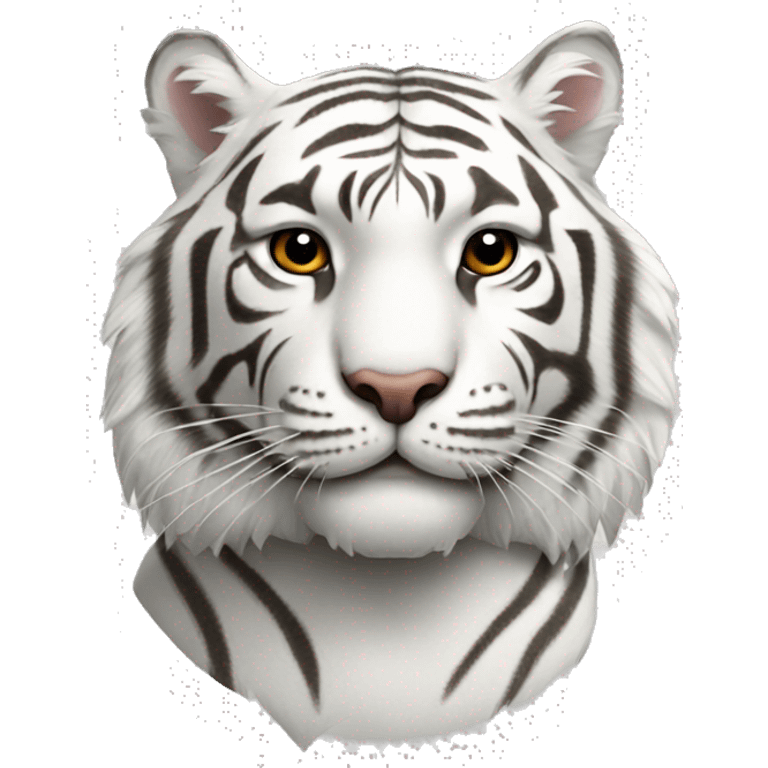 White tiger  emoji