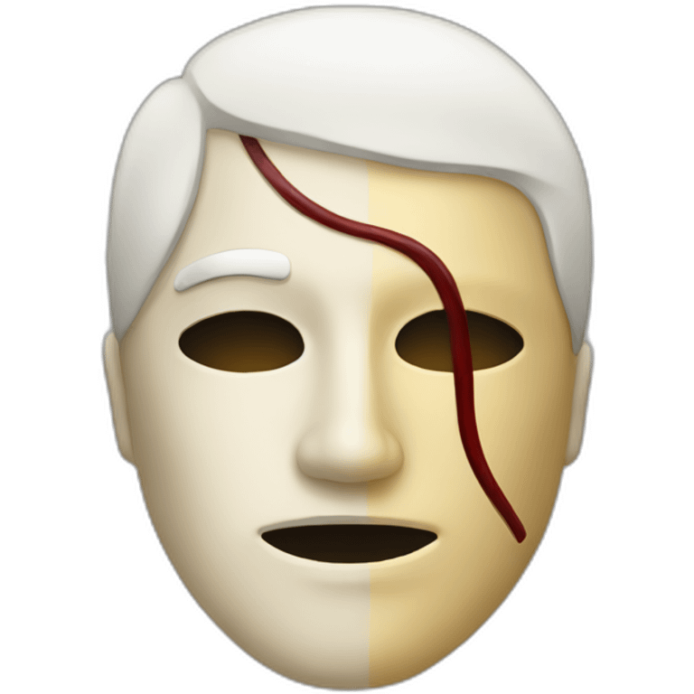 Man and mask and palstine emoji