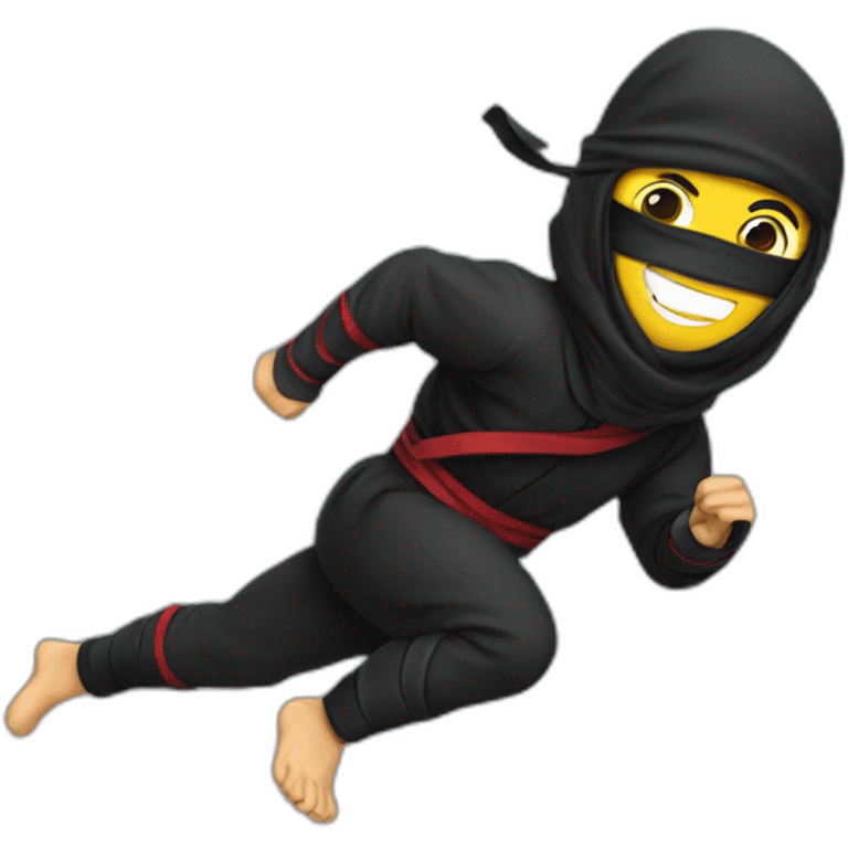 ninja runing emoji