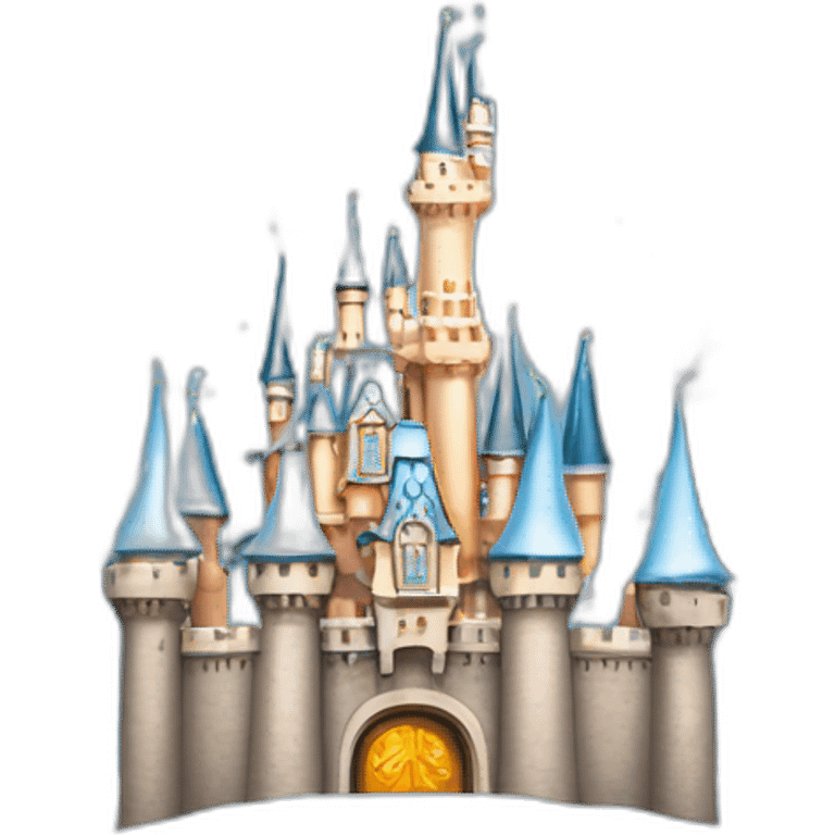 Disney Castle Christmas theme emoji