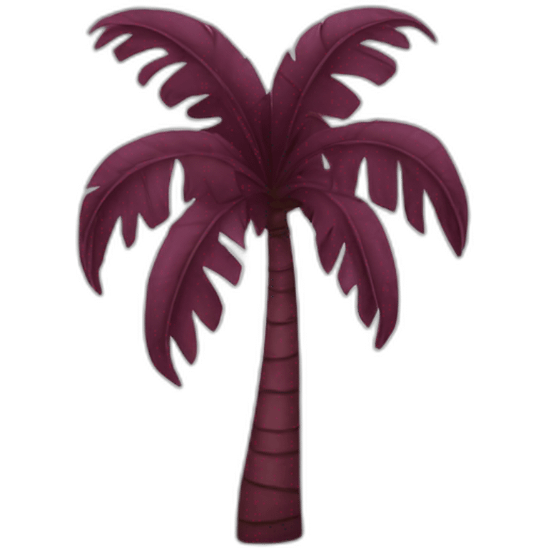 burgundy palm emoji