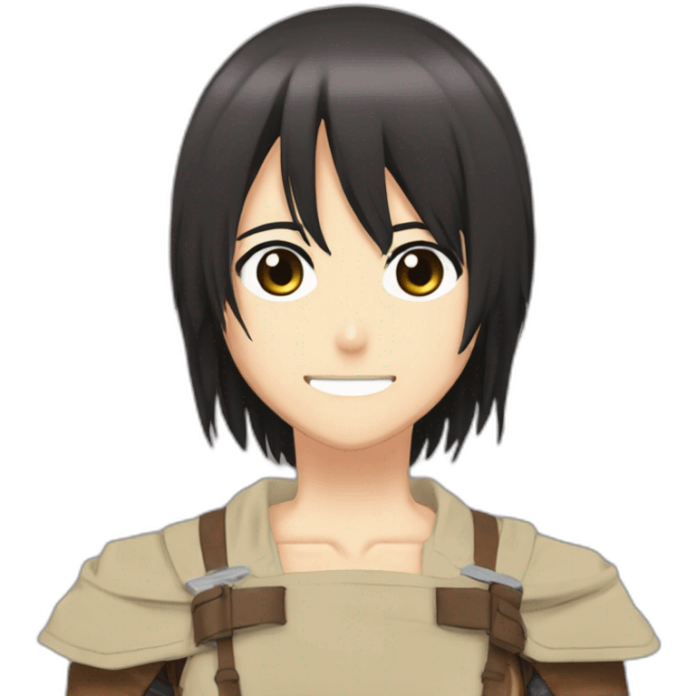 mikasa ackerman shake Eren Jaeger emoji