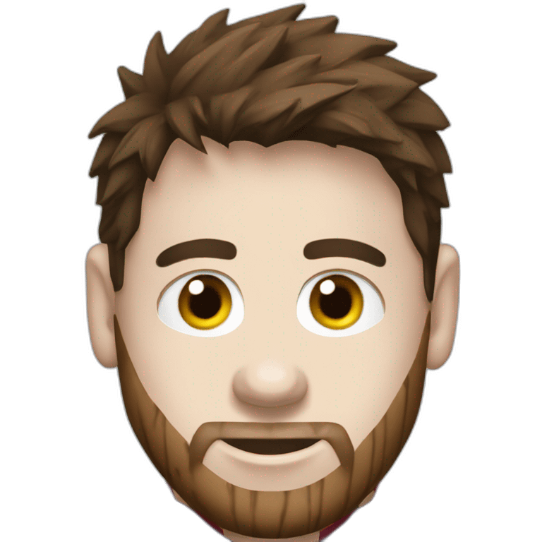 Messi with World Cup  emoji