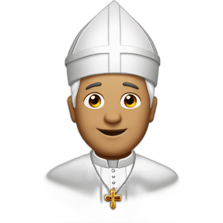 the pope wearing a turban emoji