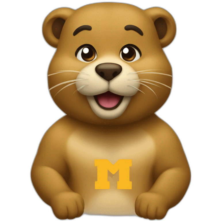 University of Minnesota Goldie gopher emoji