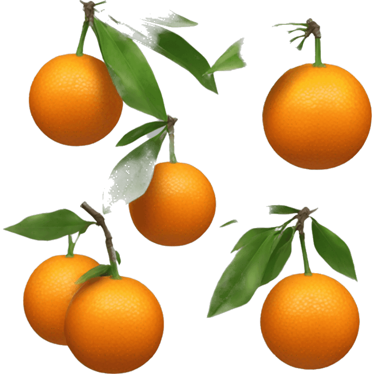   Mandarin fruit emoji