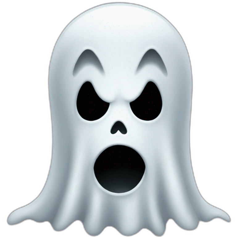 scary ghost emoji