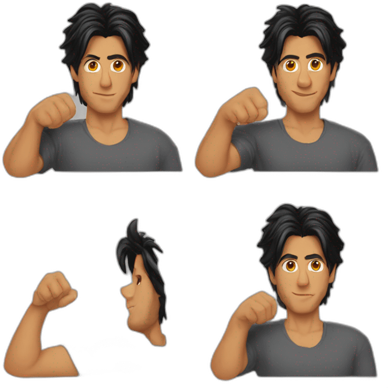 Shahrukh khan hand poss emoji