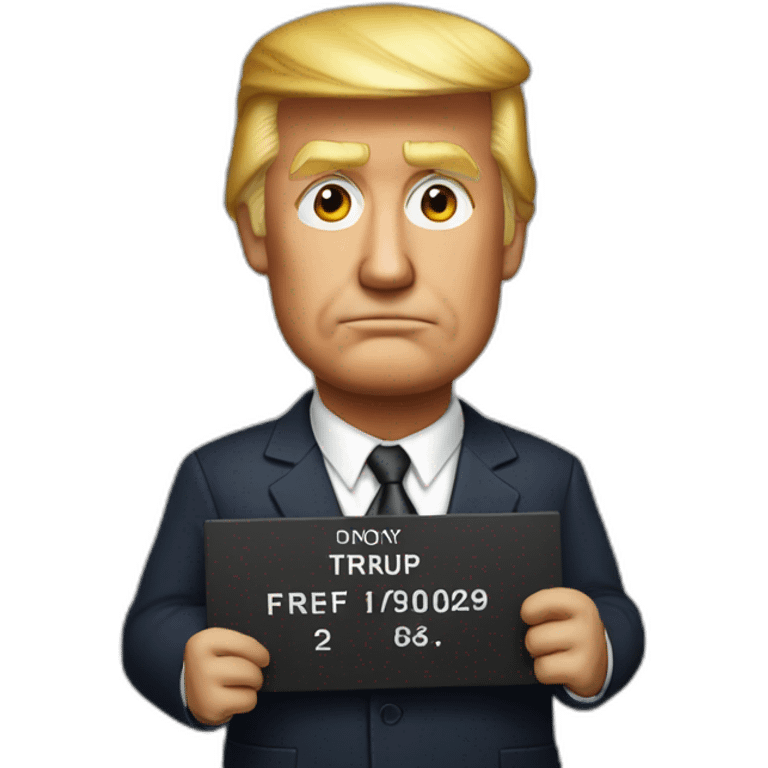 donald-trump-mugshot emoji