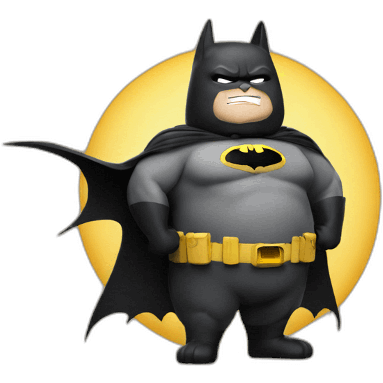 fat cat batman emoji