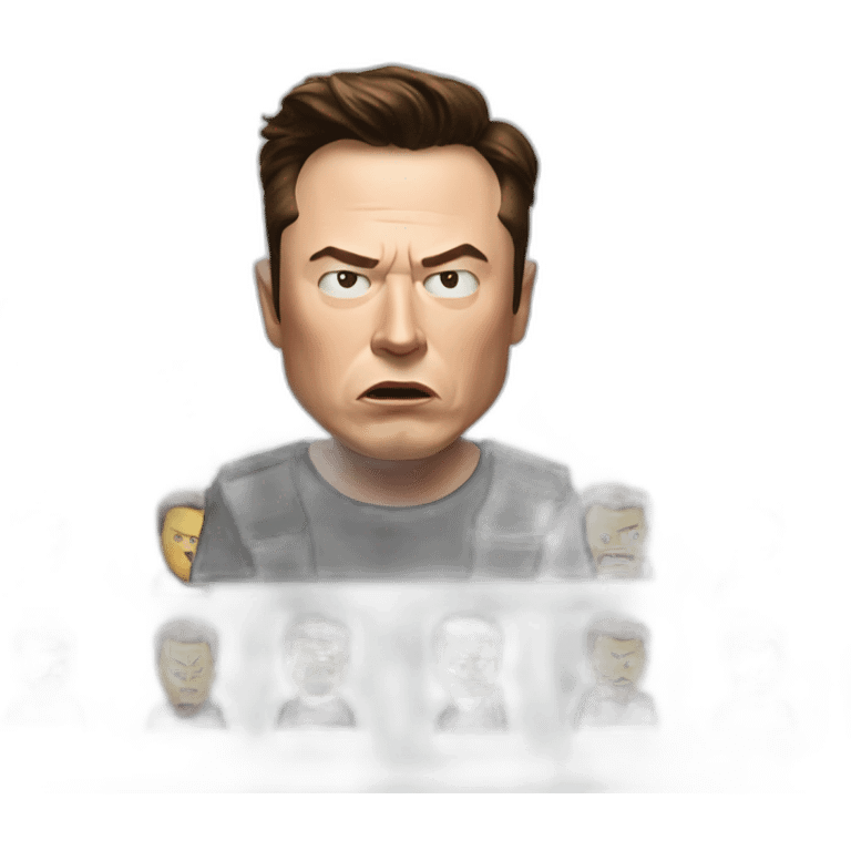 elon musk angry emoji