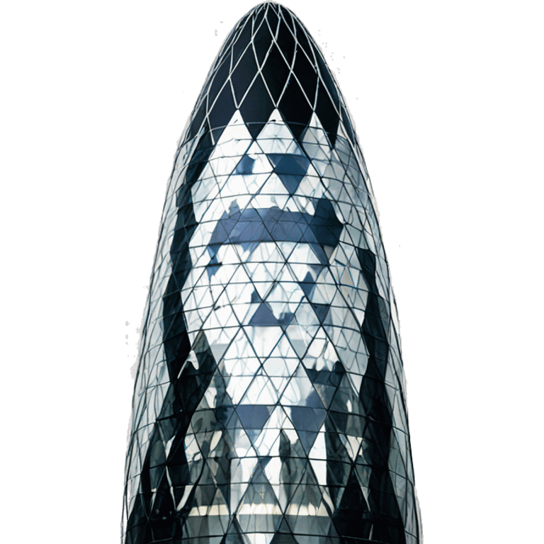 The gherkin building  emoji