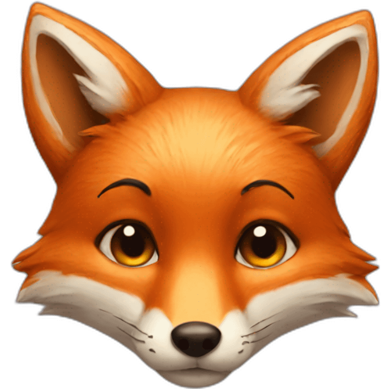 Fox face sending a kiss emoji