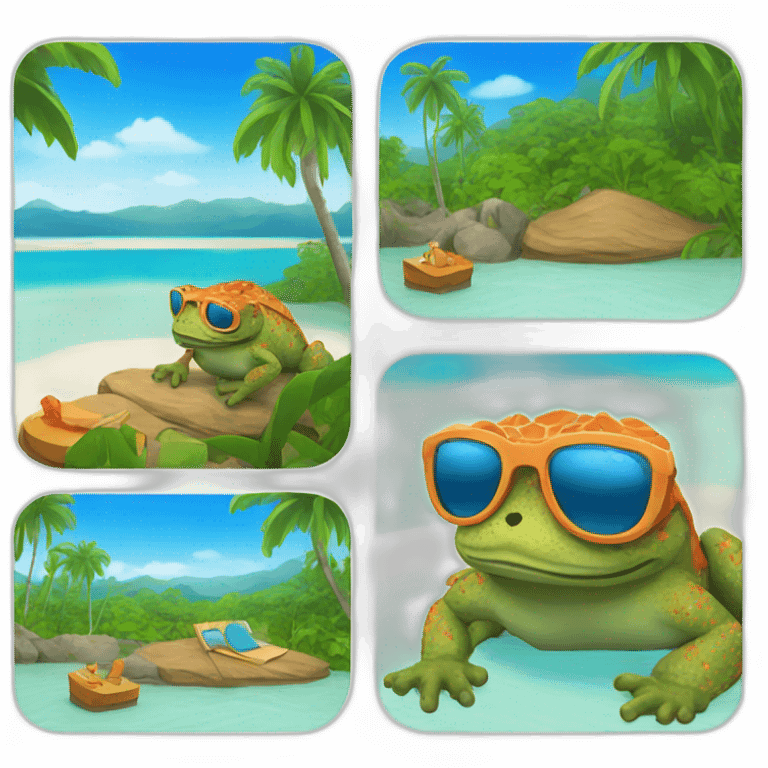 Bufo vacation emoji