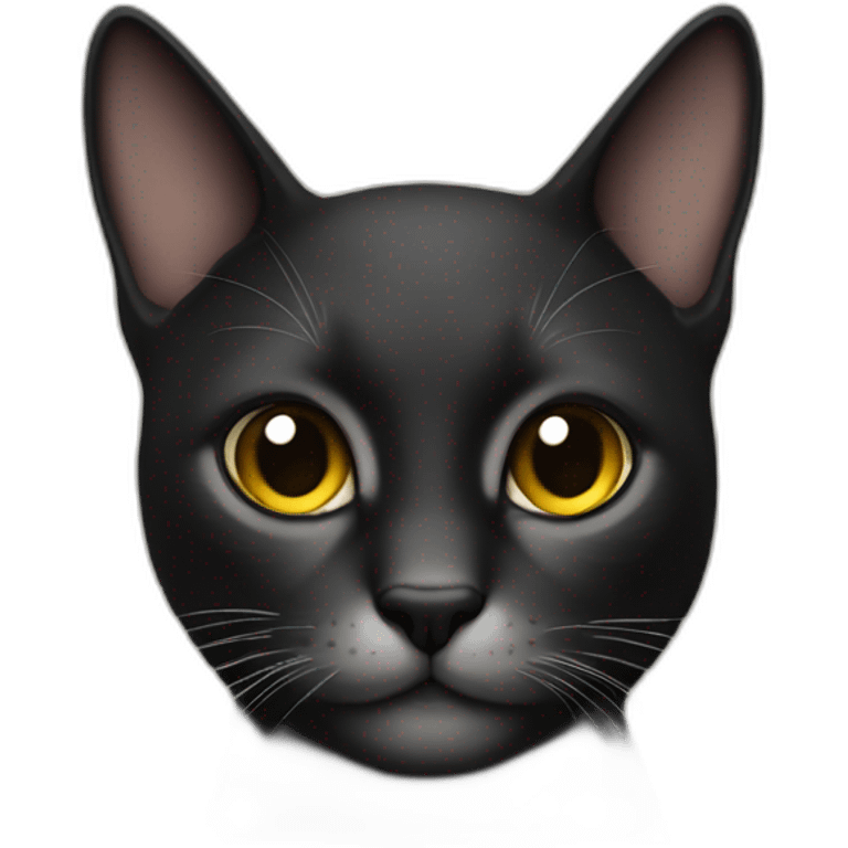 Gato negro emoji