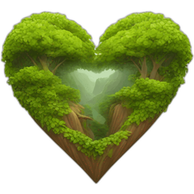 Nature heart emoji