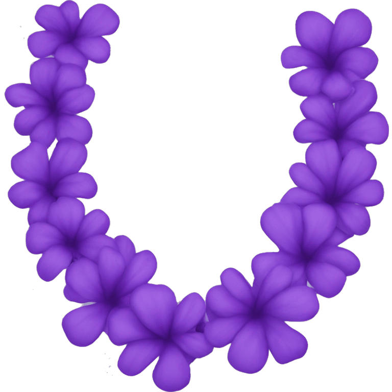 Purple Lei emoji