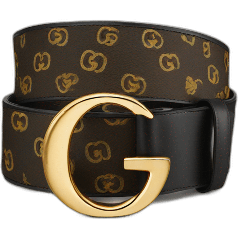 Gucci belt emoji