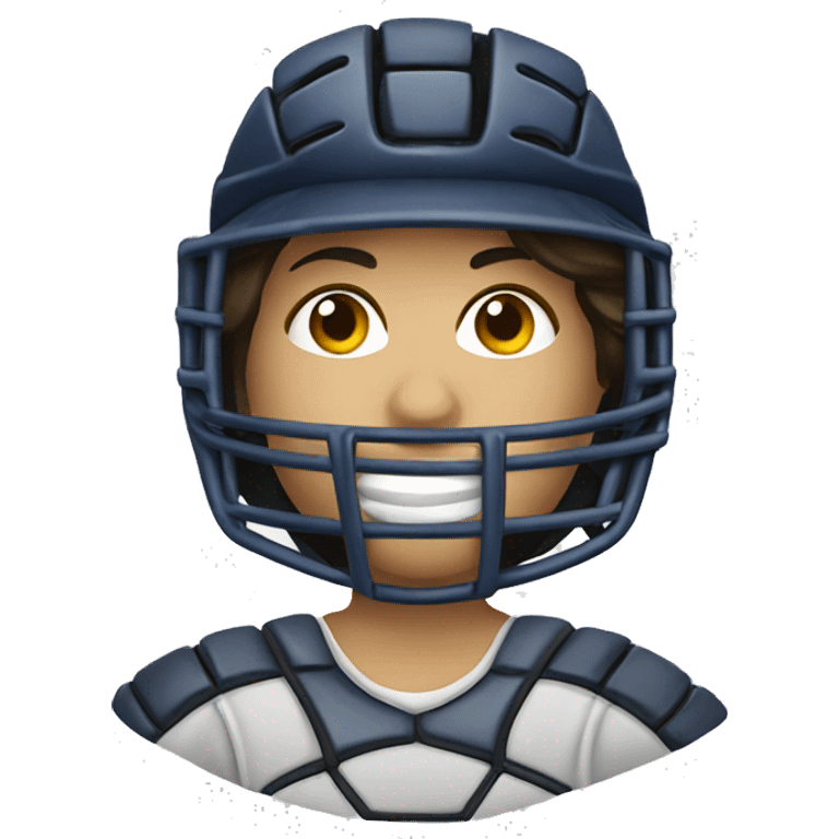 Softball catcher emoji