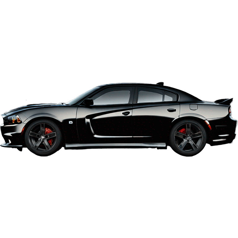 dodge charger srt black emoji