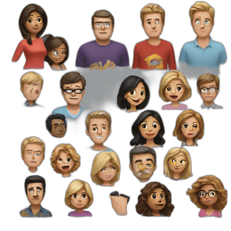 Modern family emoji