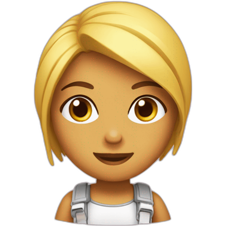 Chica PinyPon científica  emoji