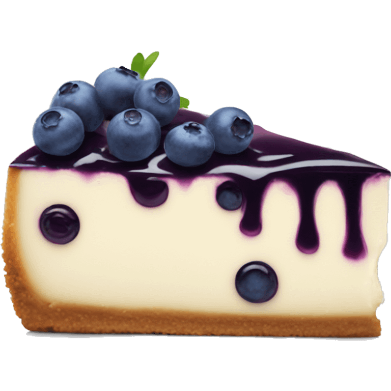 Blueberry Cheesecake  emoji