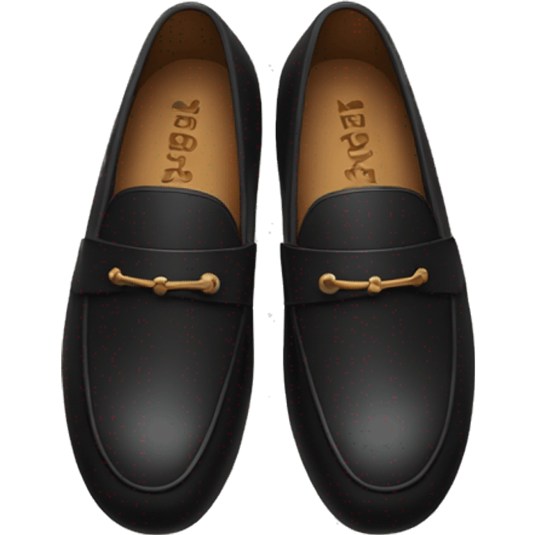 Black loafers emoji