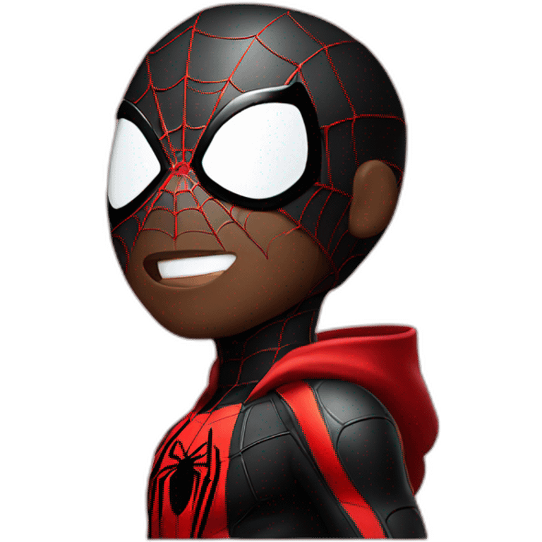 Miles morales who eat spider emoji