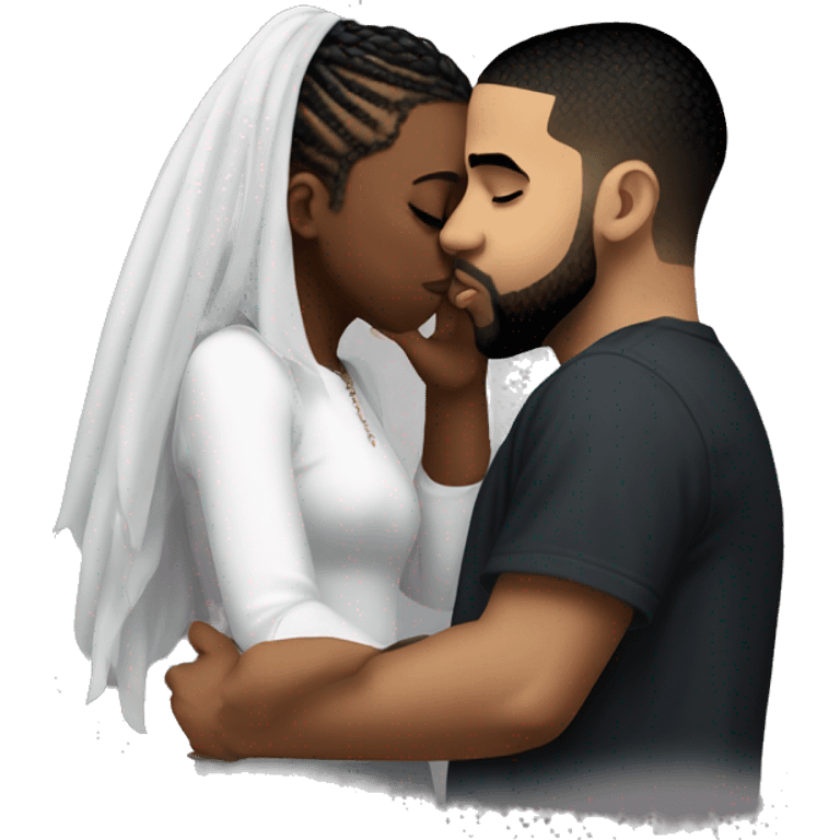 drake kissing kendrick lamar emoji