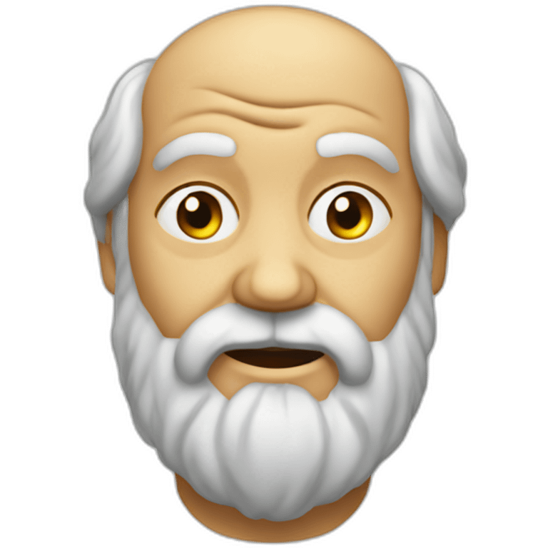 Smiling socrates emoji